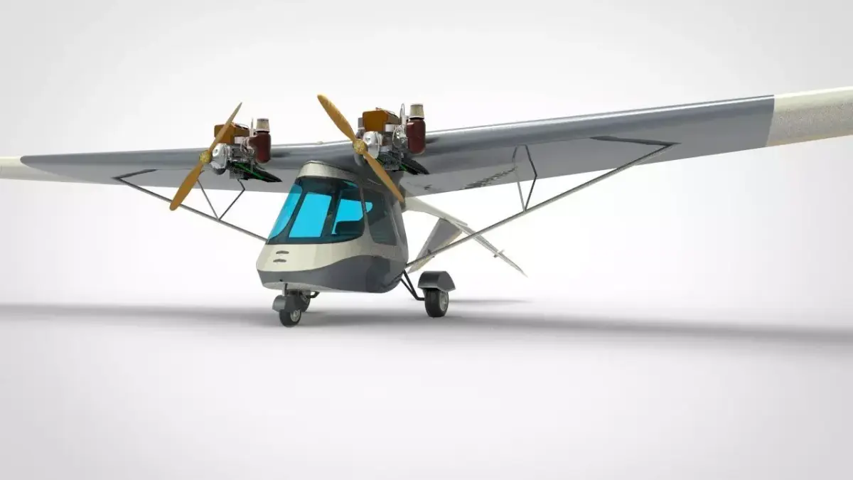 Ultraflight Lazair airplane 3D model purchase