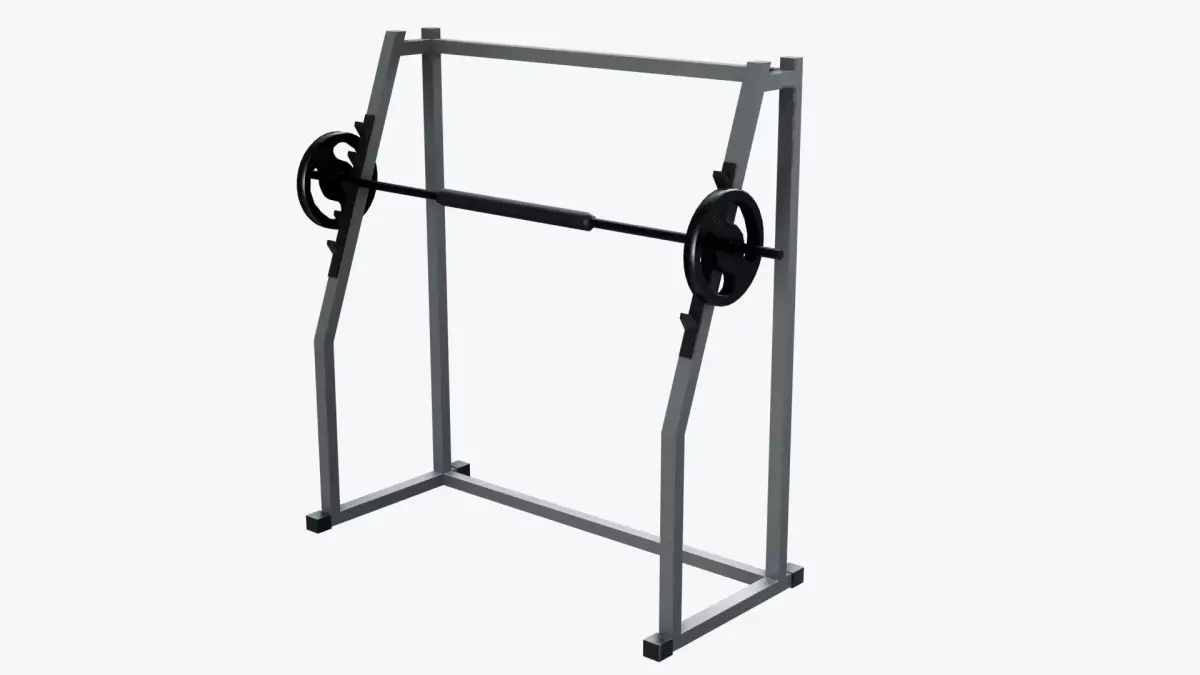Squat Cage Low-poly 3D model