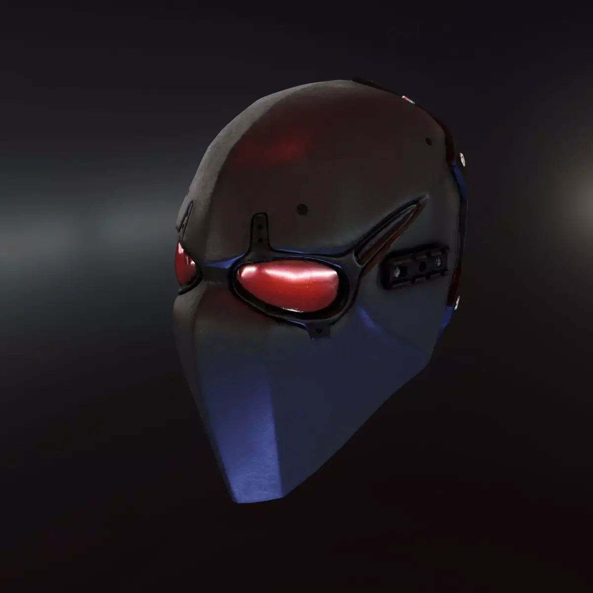 Devtac Ronin Ballistic Mask SLIM Low-poly 3D model