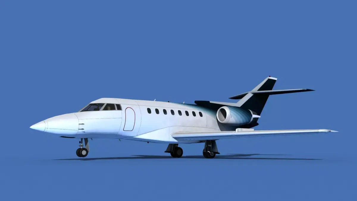 Hawker Siddley 1000 V10 3D model