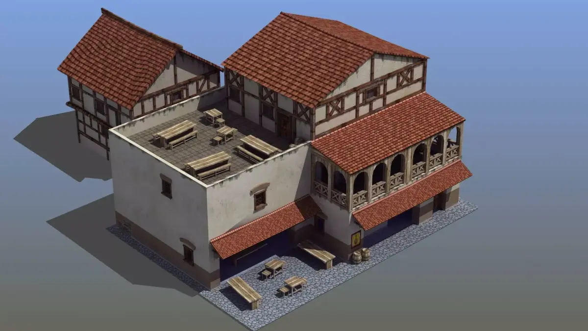 Old Tavern 3D model