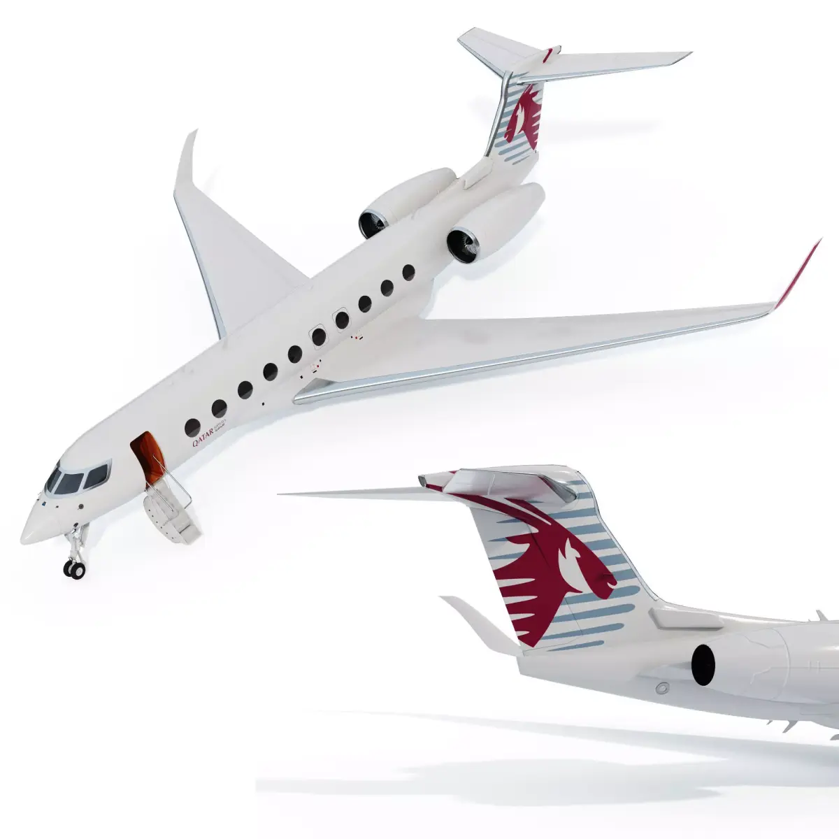 Aircraft  G700 3D model