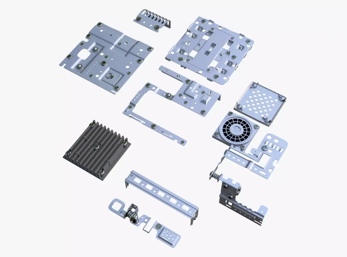 Chassis Mounting Frame Parts M1 3D model