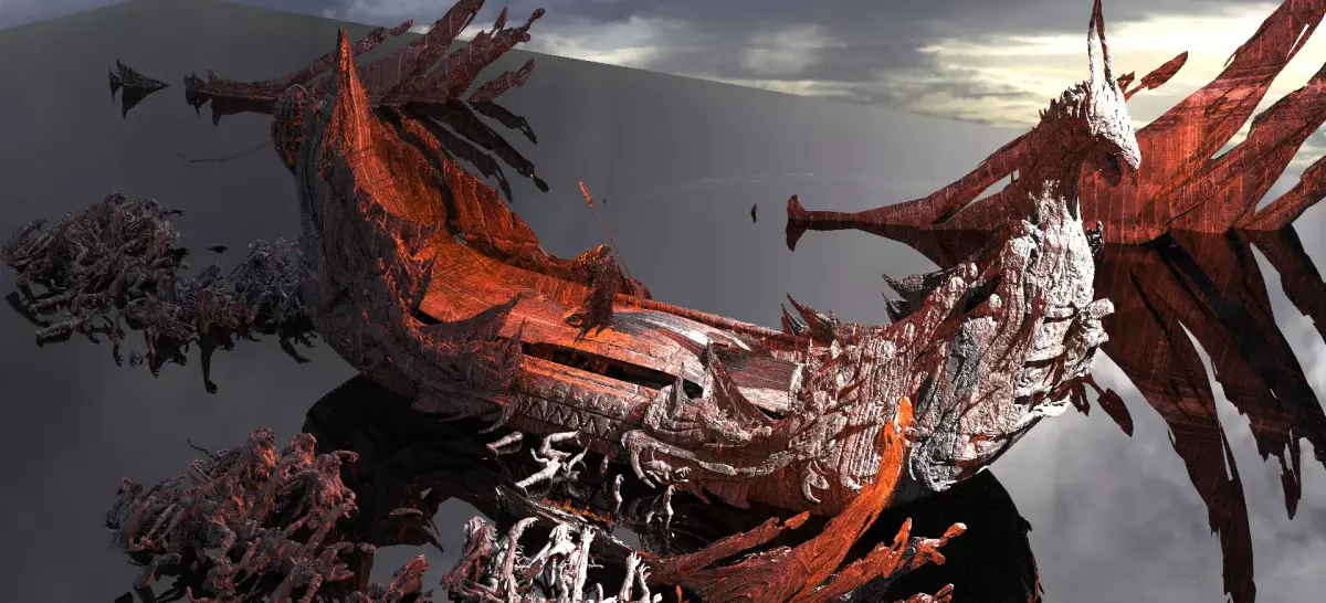 Kharon the Ferryman Water Kitbash 2  3D model