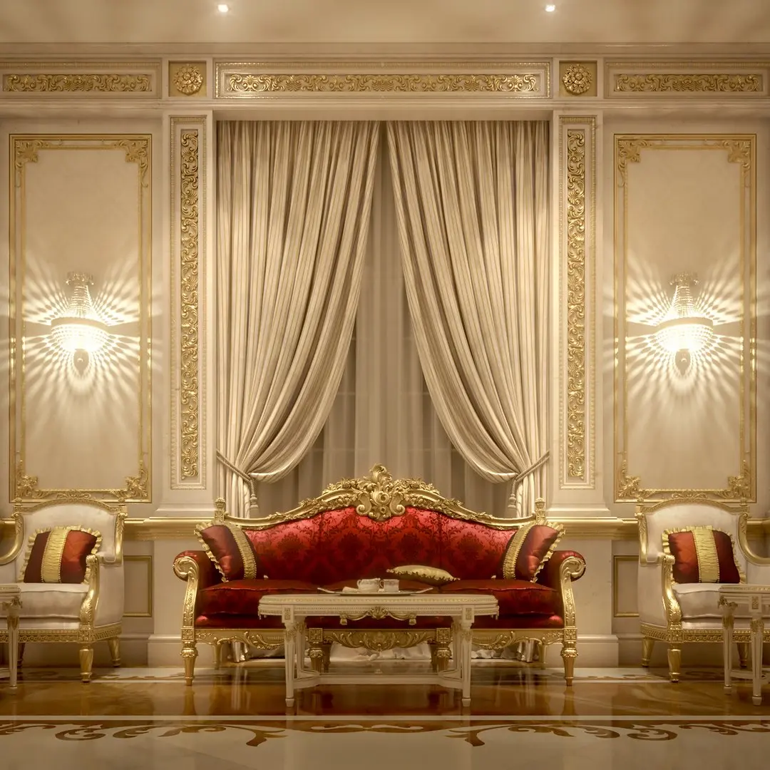 Luxurious VIP Living 3D model