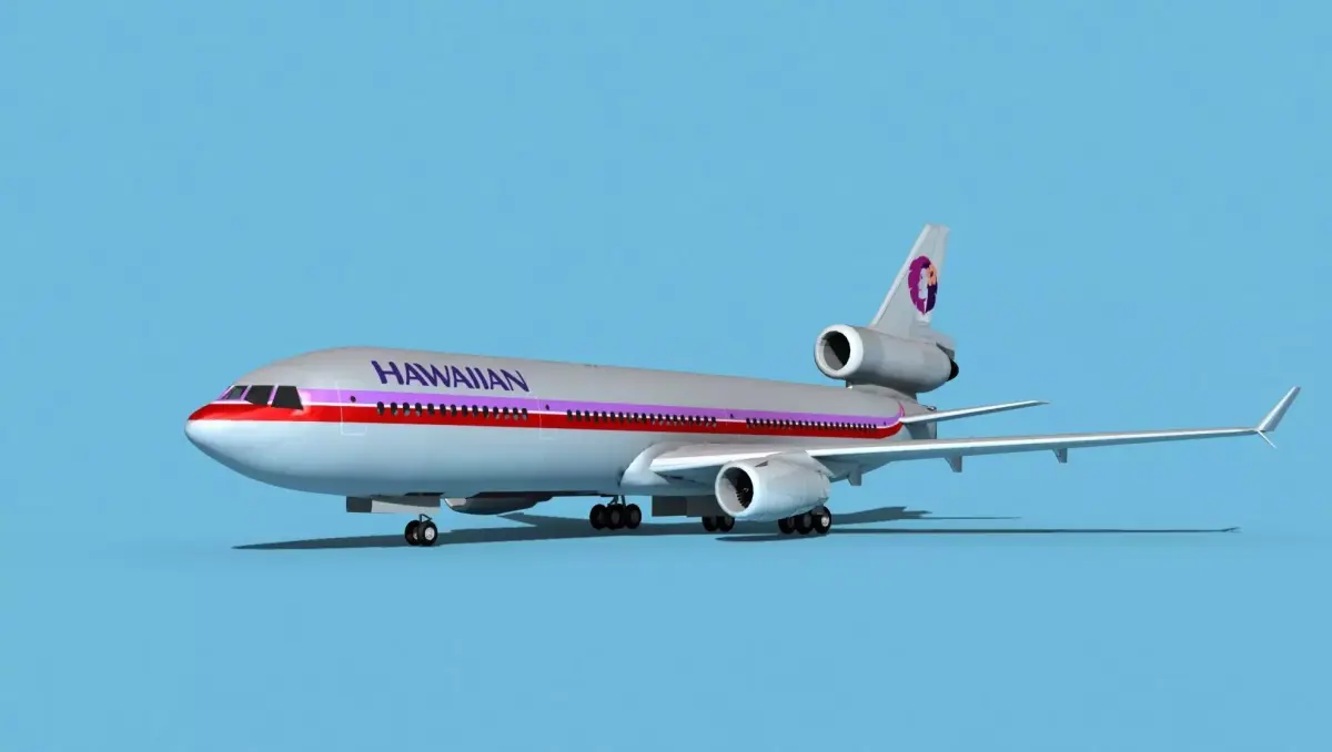 McDonnell Douglas MD-11 Hawaiian 3D model