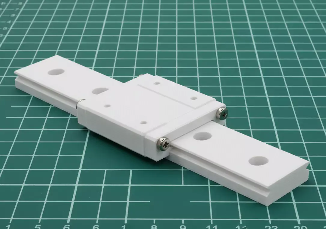 3D Printed Linear Guideways Block Rail MGW12 3D print model