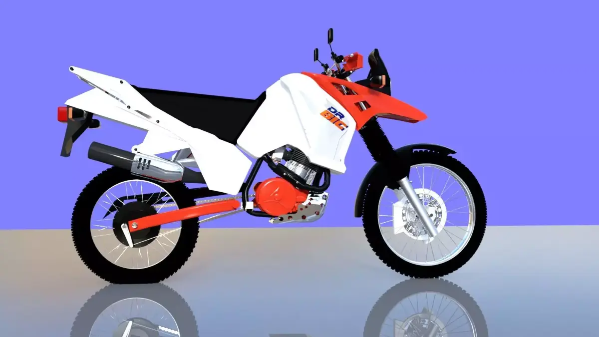 SUZUKI 750 DR Big Completed 3D model