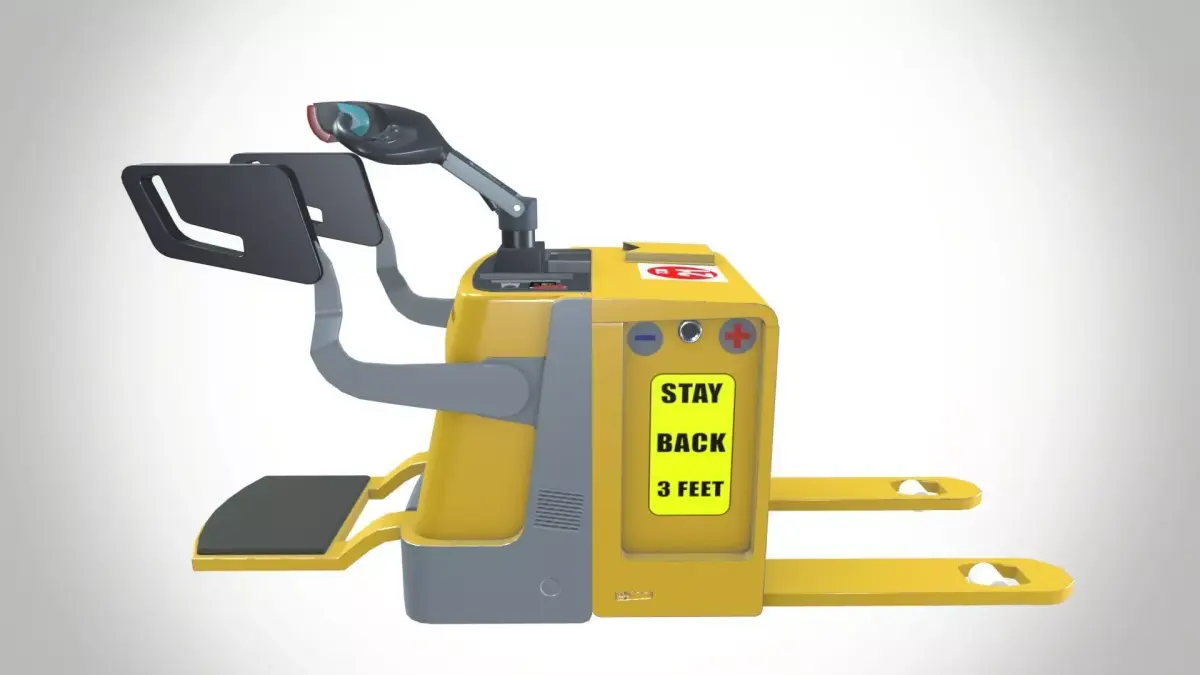 Pallet Stacker Low-poly 3D model
