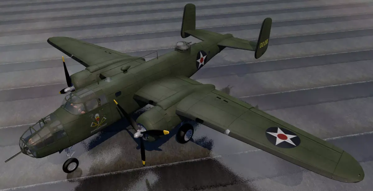 North American B-25B Mitchell 3D model