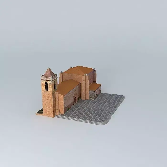 Parroquia Nuestra Señora de los Olmos, Torre de Juan Abad Free 3D model