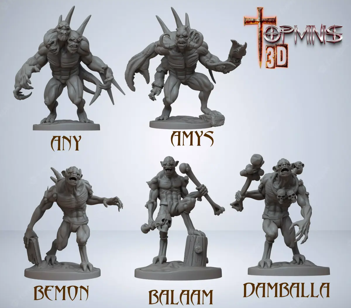 ROLE GAME CREATURES 3D print model