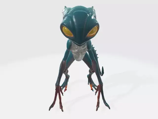 Alien 3D model 25