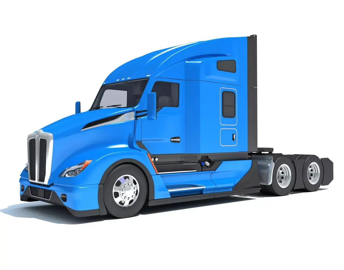 Sleeper Cab Tractor Truck 3D model purchase