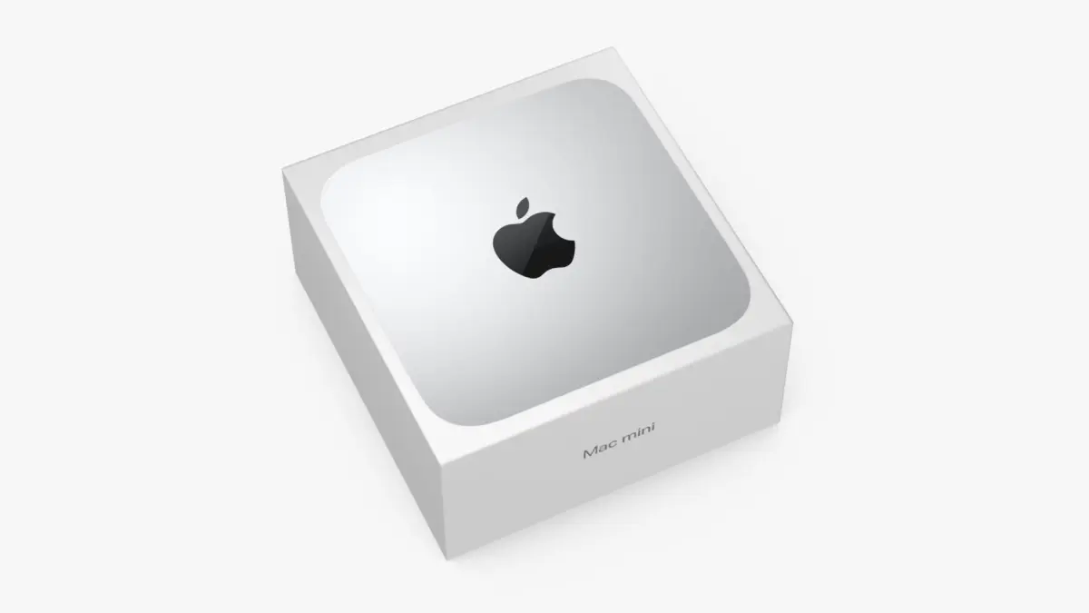 Apple Mac Mini Packaging Box 3D model