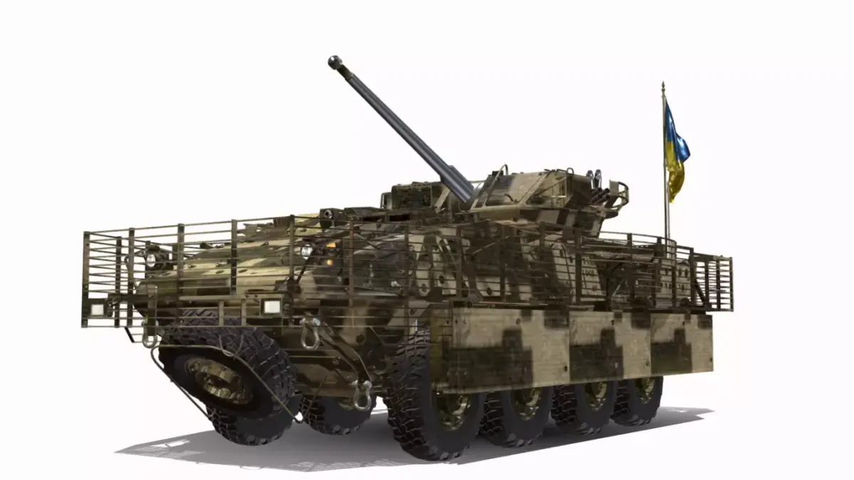 M1296 Infantry Carrier Vehicle Dragoon Low-poly 3D model