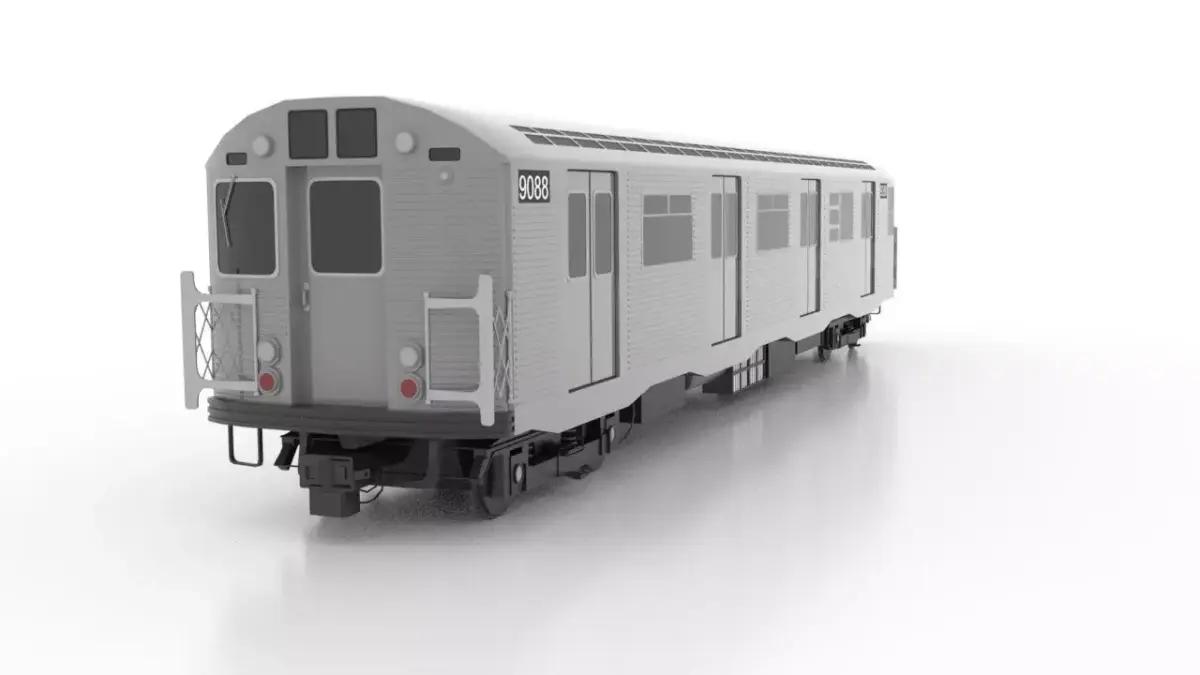 Budd R32 1965 Low Low-poly 3D model