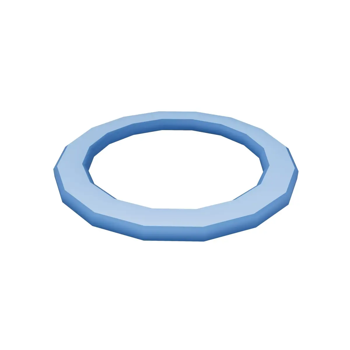 Hollow Circle v1 001 Low-poly 3D model