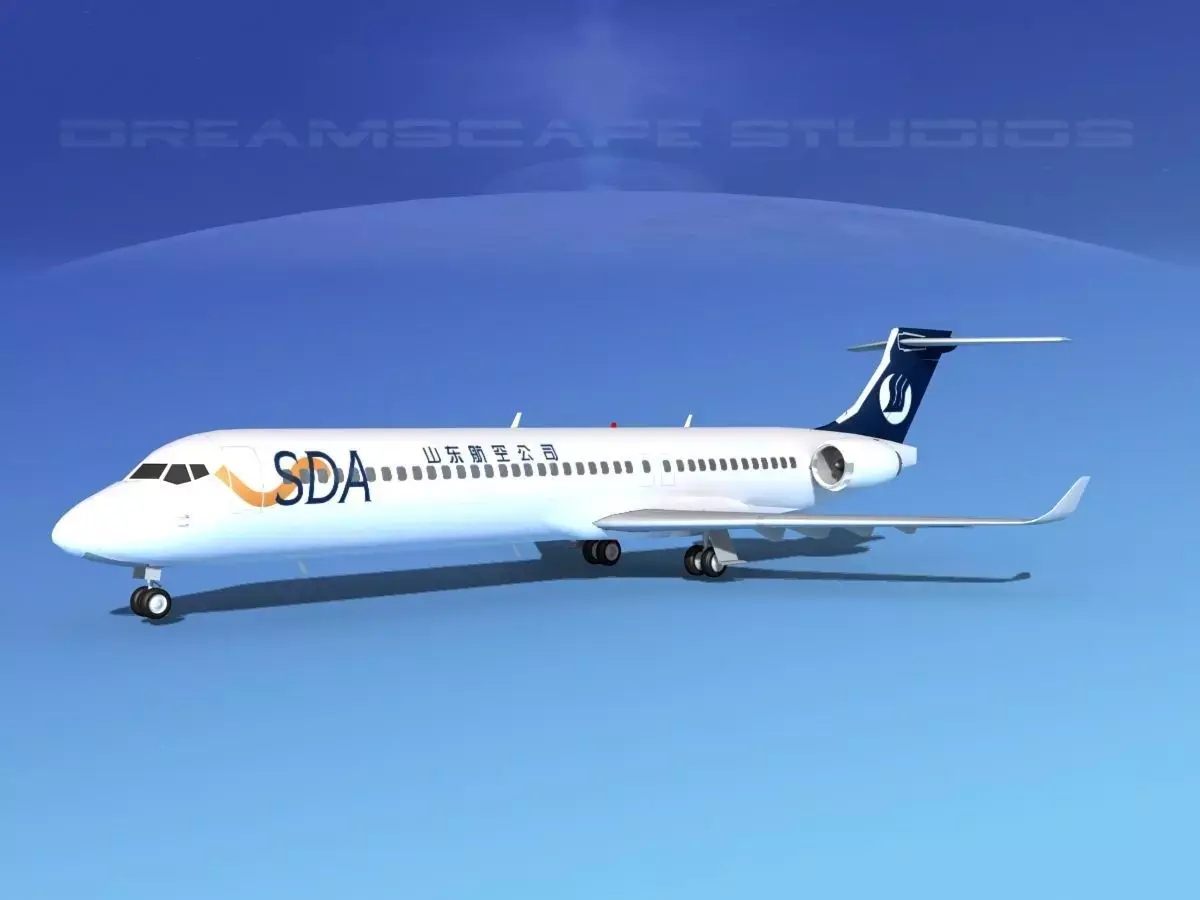 Comac ARJ21-900 Shandong Airlines  3D model