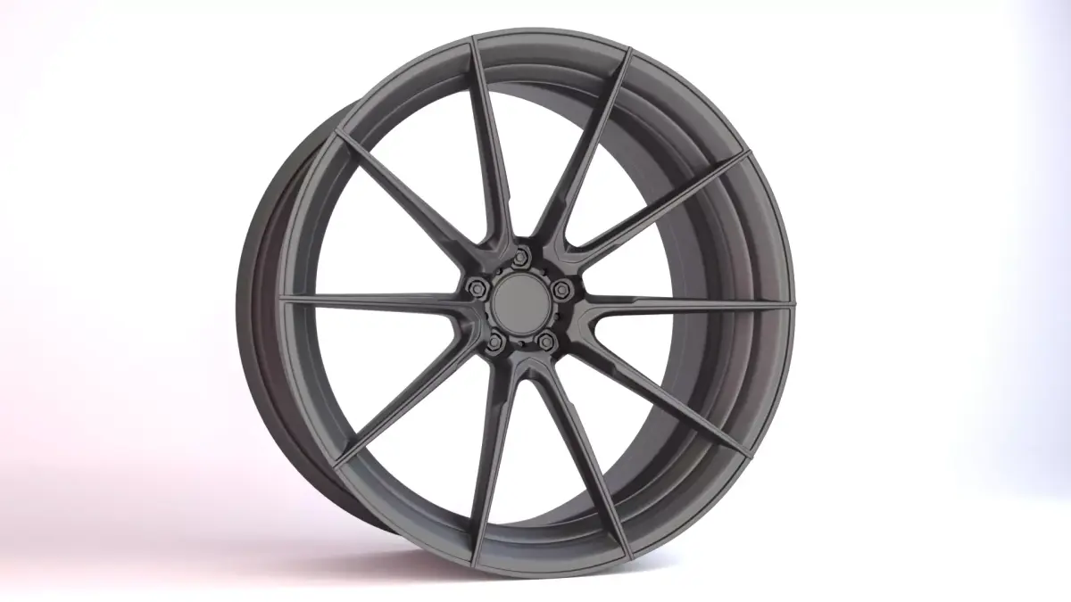 AL13 D010 Monoblock Wheel Low-poly 3D model