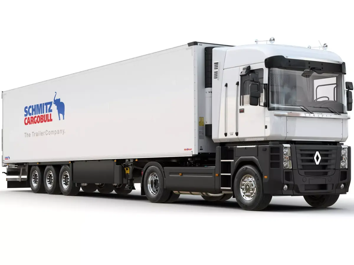 Renault Magnum Legend With Semitrailer 2 3D model