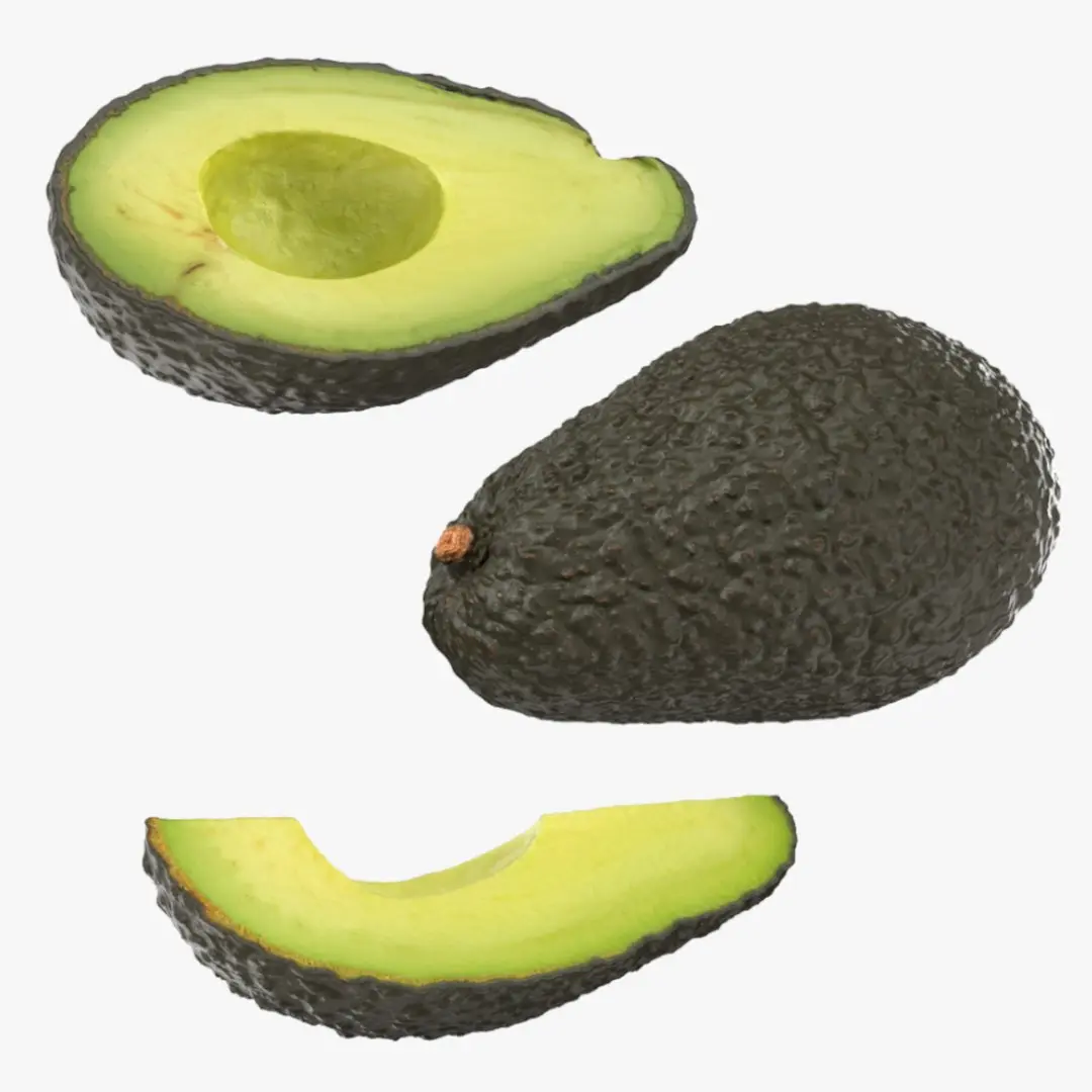 Ripe Avocado Collection 2 3D model