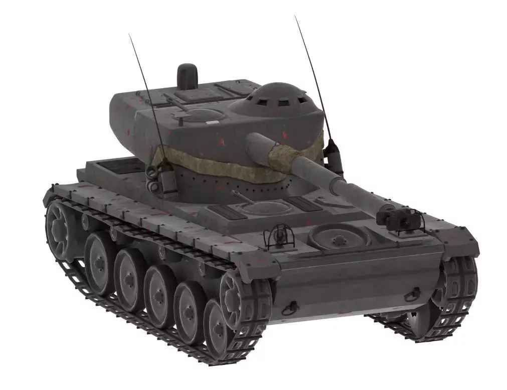 Tank AMX-13 105mm 3D model