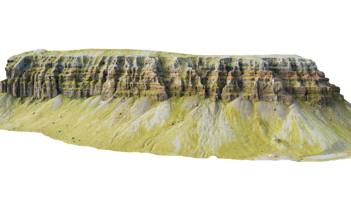  Mountain Cliffs Module- 3D PBR Model 