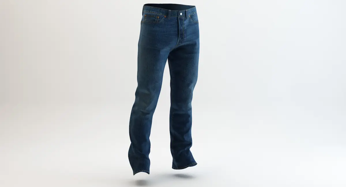 Levi's - 501 Blue Jeans 3D model