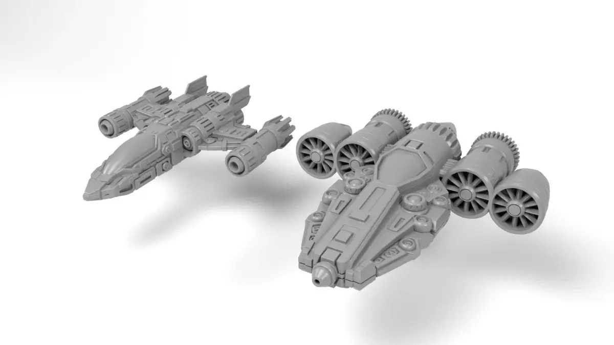 Spaceships 2 Toys 3D print model