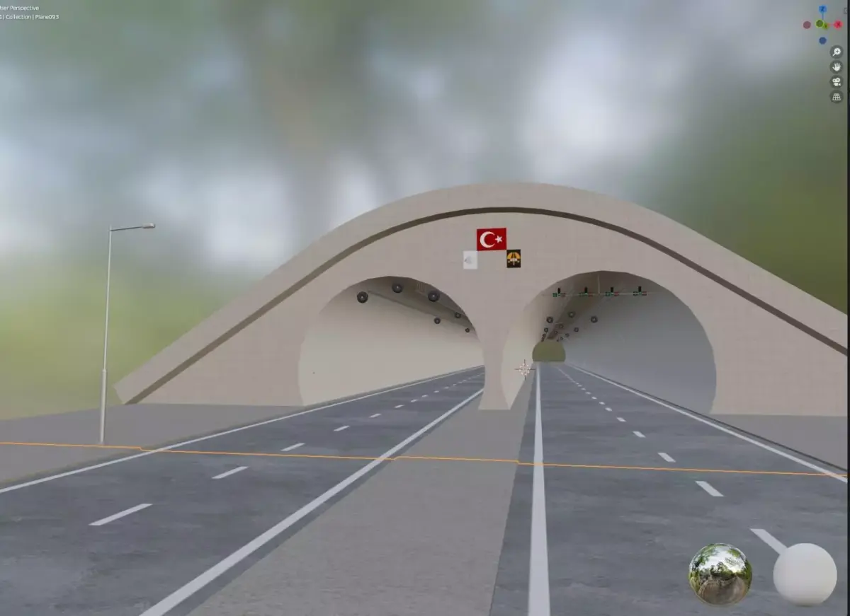 Ovit Land Transportation  Highway Tunnel 3D model