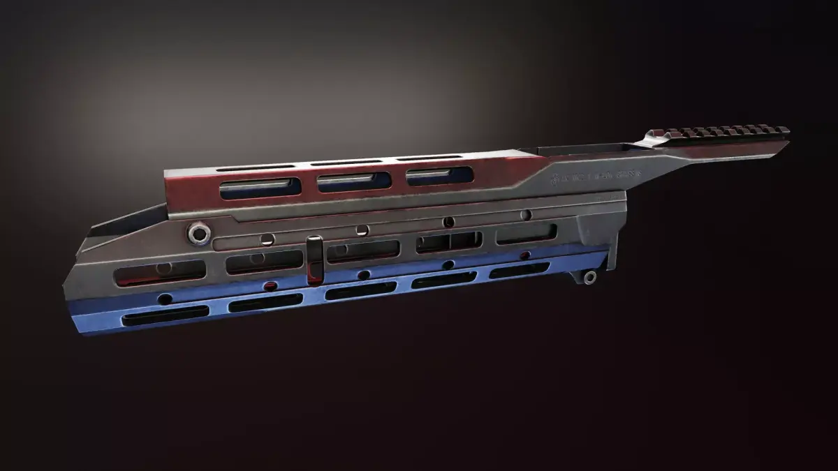 SAG MK21 AK Chassis Low-poly 3D model
