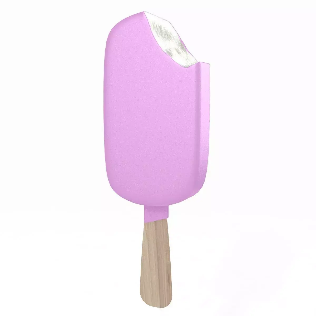 Ice Cream on a Stick Bitten  3D model