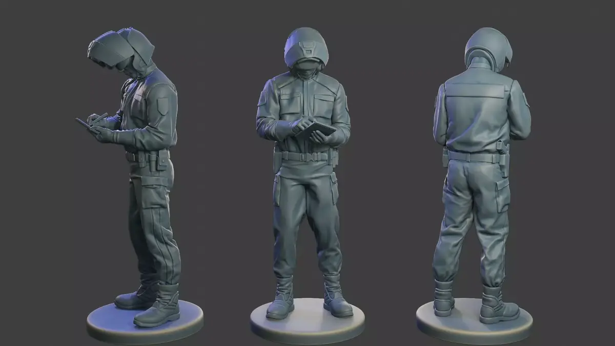 Honda ST 1300 police HSTP1 006 3D print model