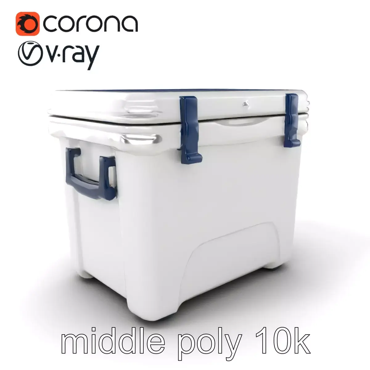 Insulated Cooler Box Temperature-Controlled Design model pack Low-poly 3D model