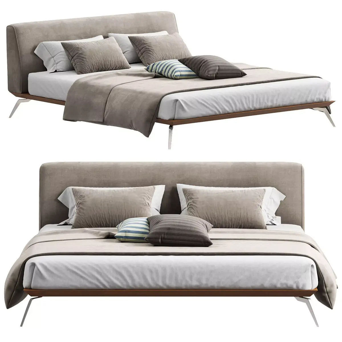 Linda Bed 3D model