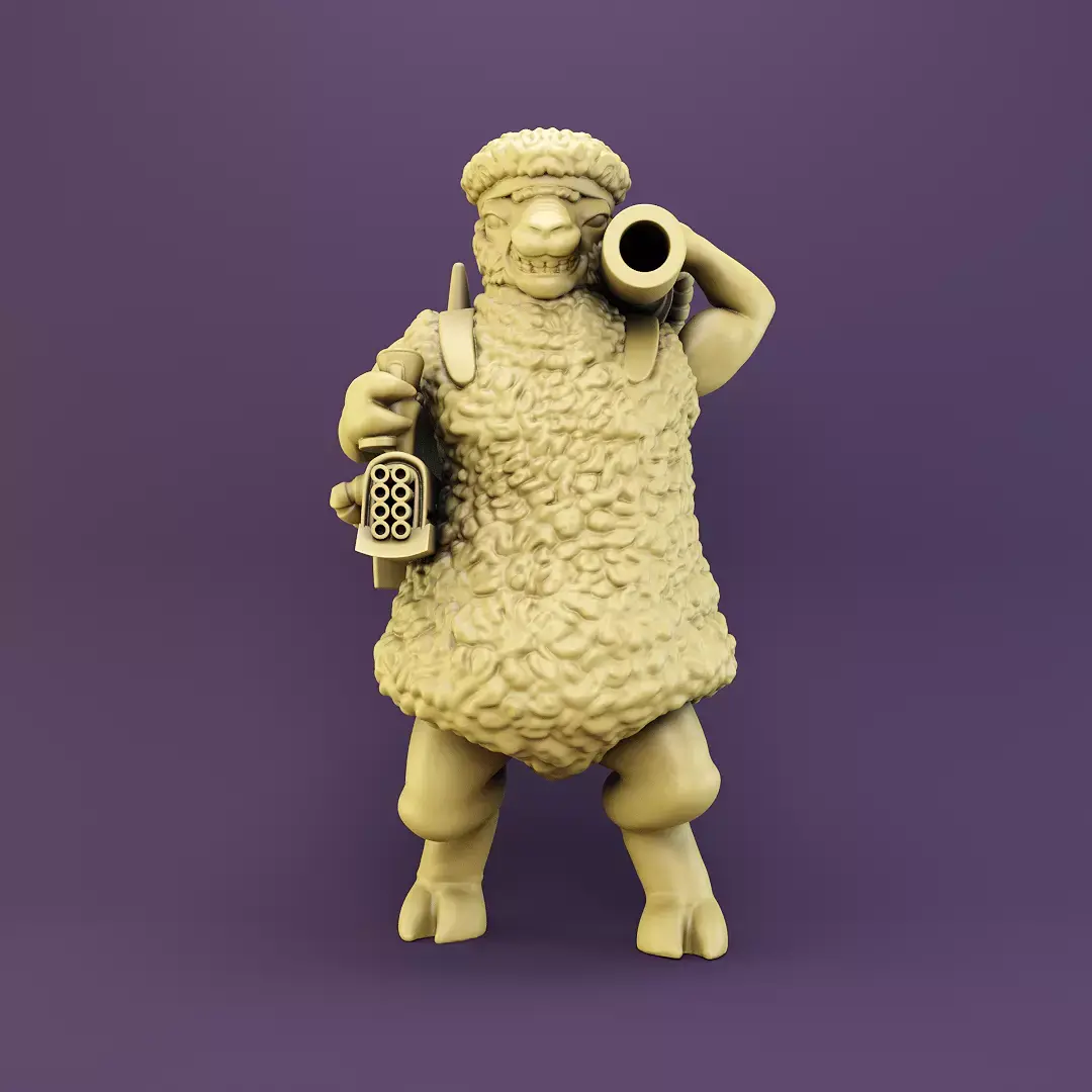 Sci fi sheep  3D print model