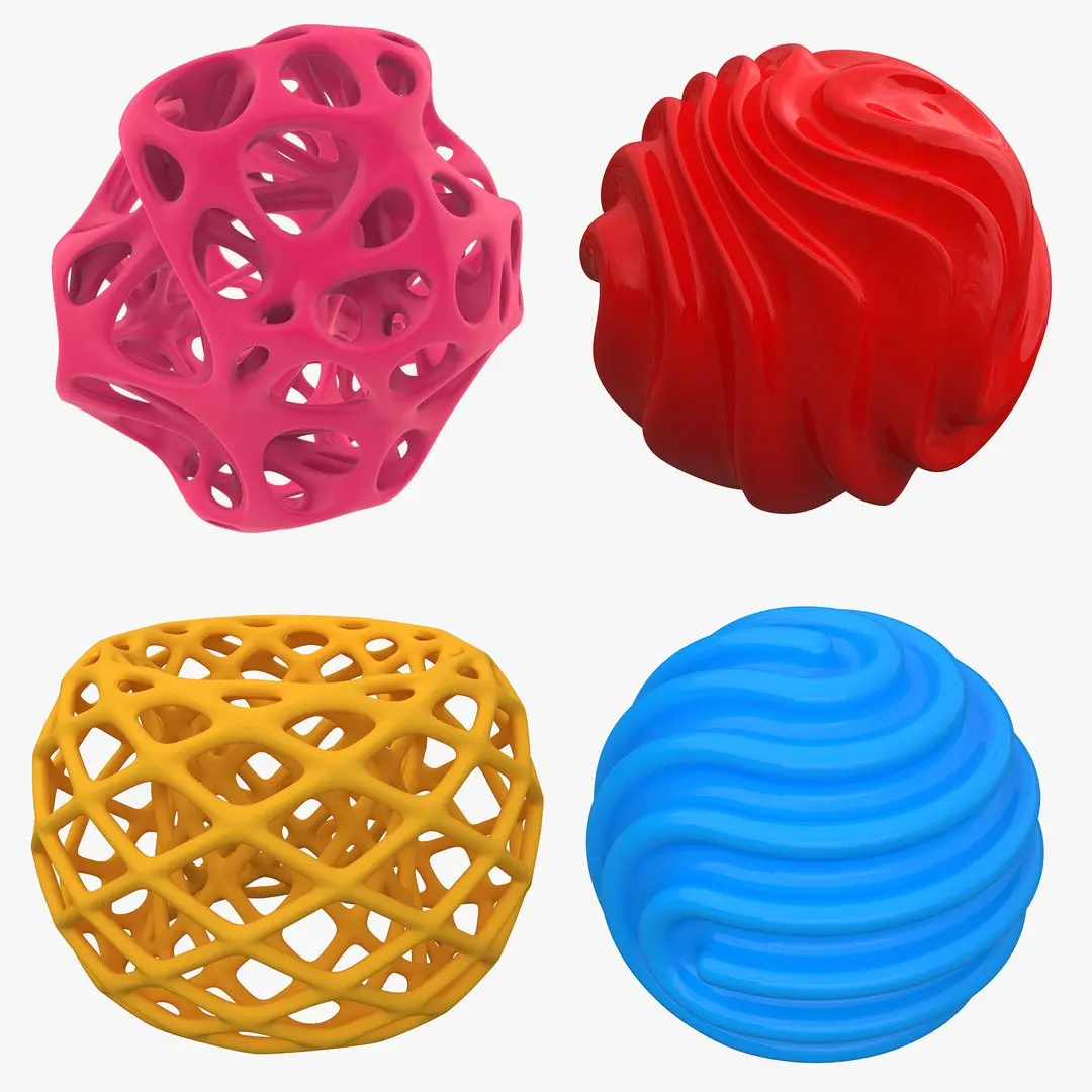 Parametric Math Organic Geometries 3D model