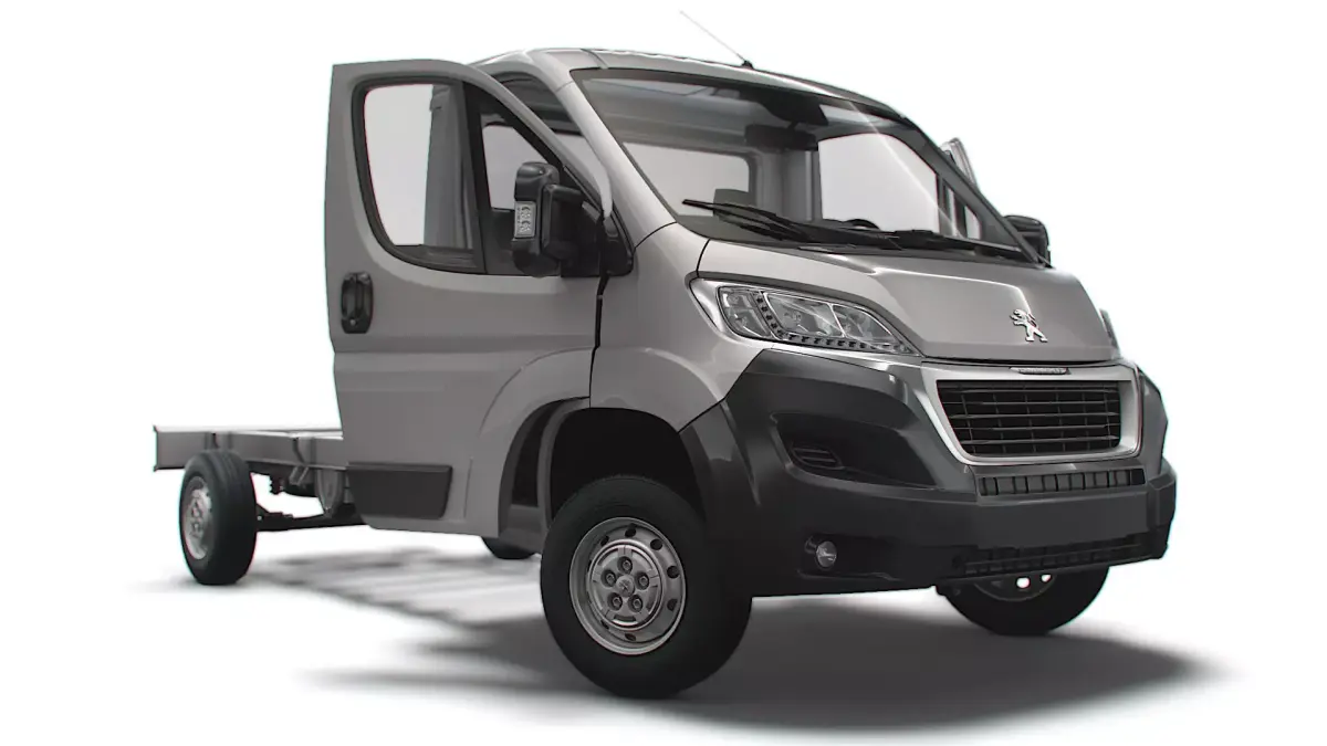 Peugeot Boxer Chassis HQInterior SCab 3800WB 2023 3D model
