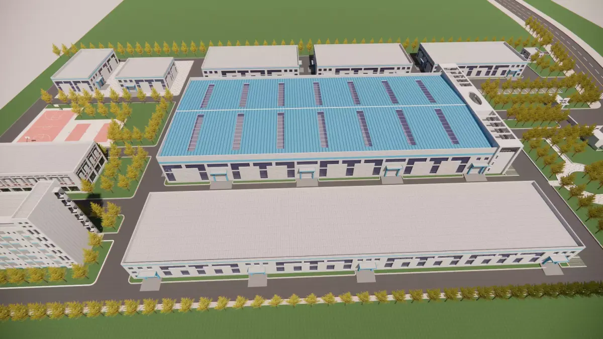 Industrial Scene -A23 3D model