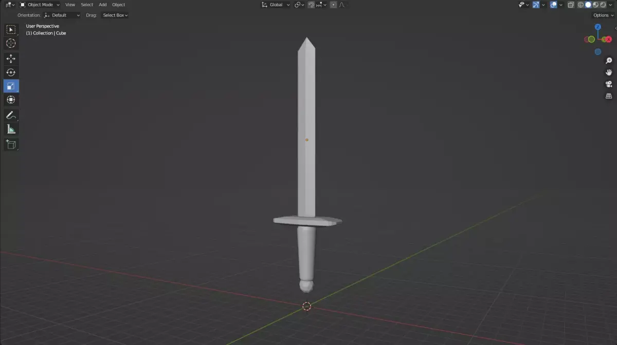 Low-Poly Excalibur  Free 3D model