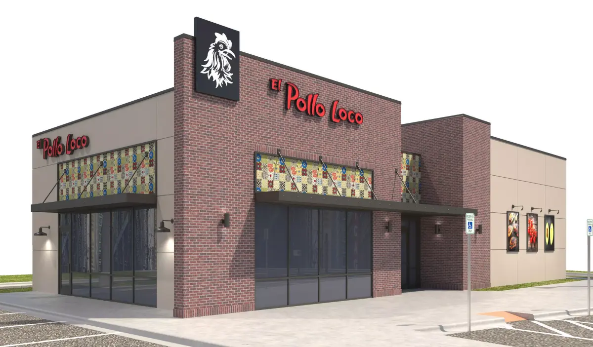 Retail-048 El Pollo Loco-001 With Site 3D model