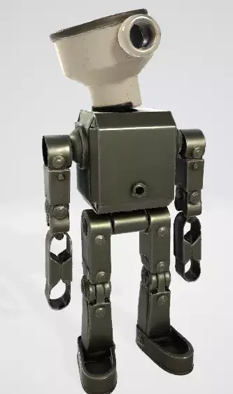 Metallic Sentinel Guardian 3D model