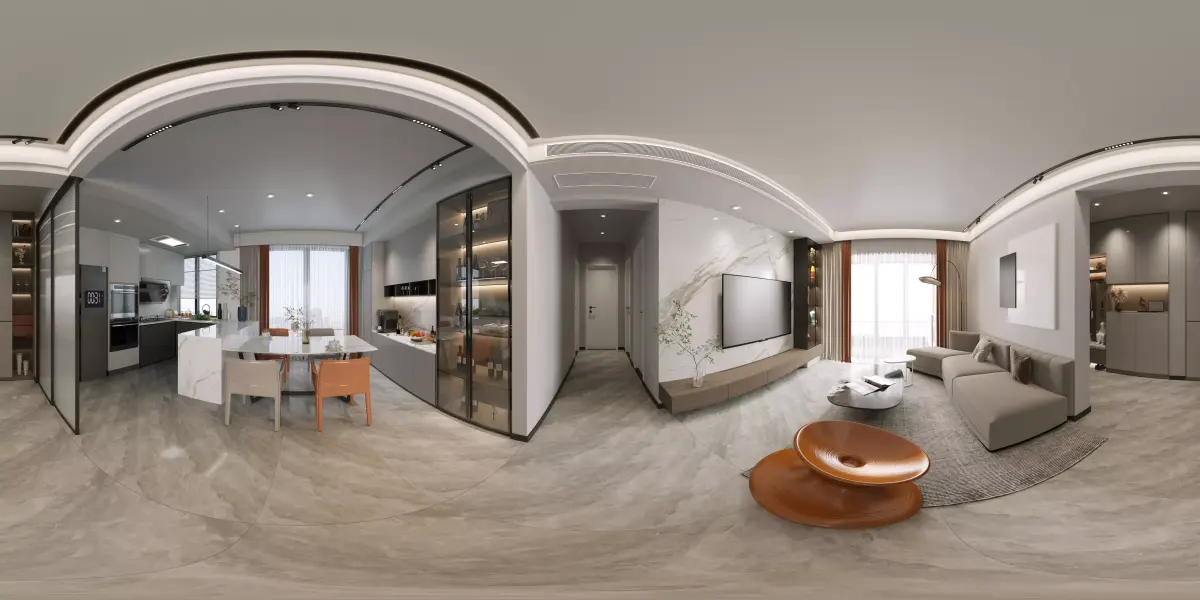 villa Modern Restaurant Home decoration 3D model