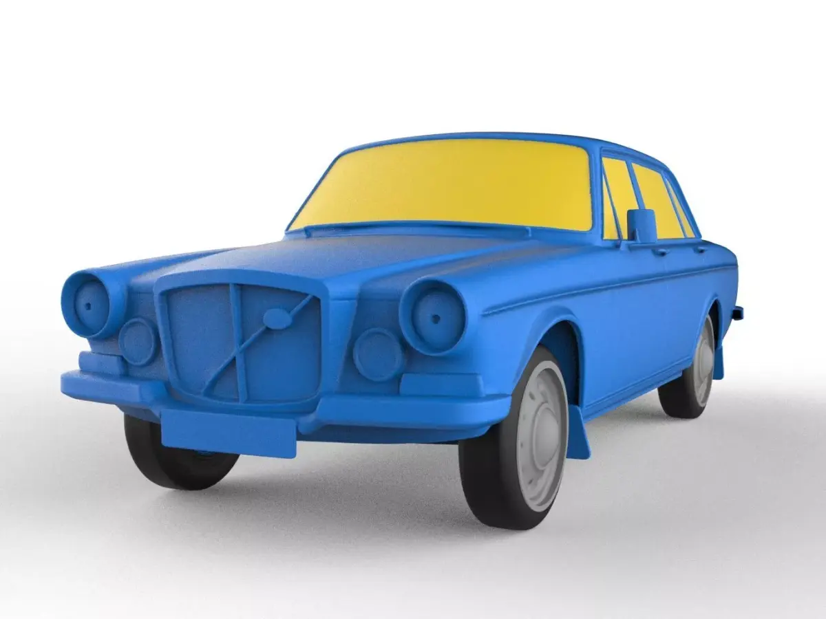 Volvo 164 1971 Classic Car 3D print model