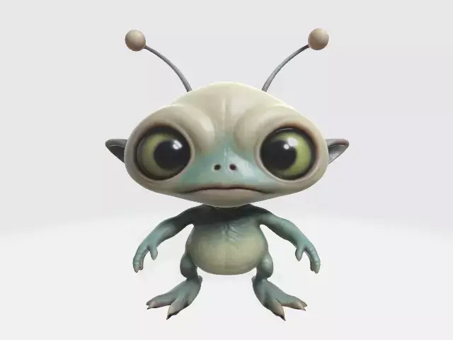 Chibi alien 3D model
