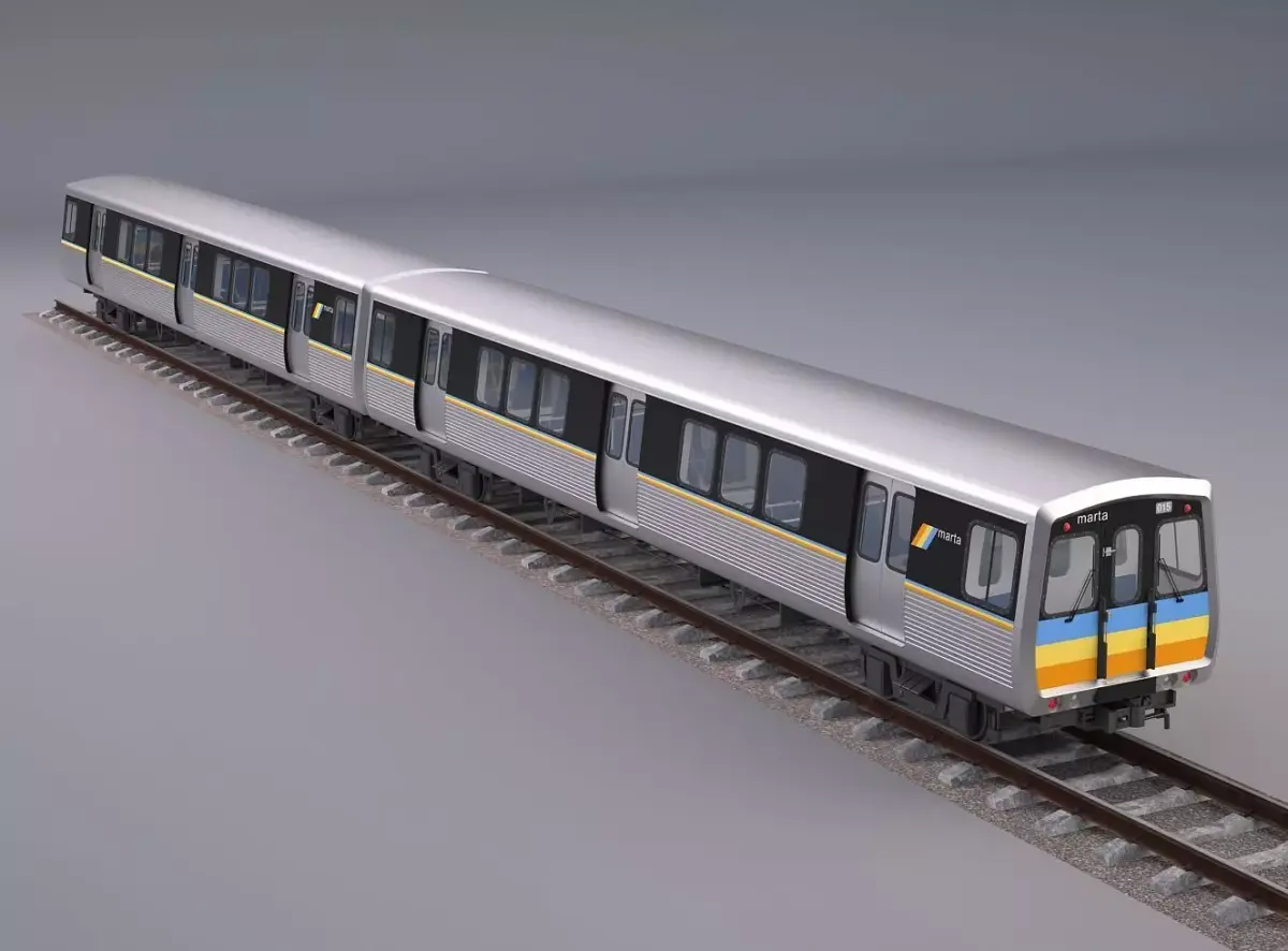 Marta Rail Train 3D model