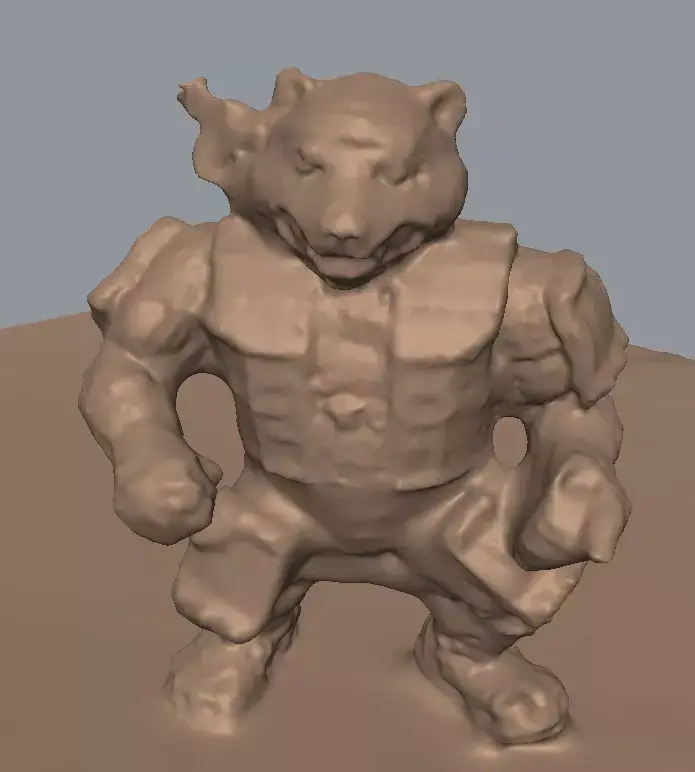 Ninja Panda 3D model