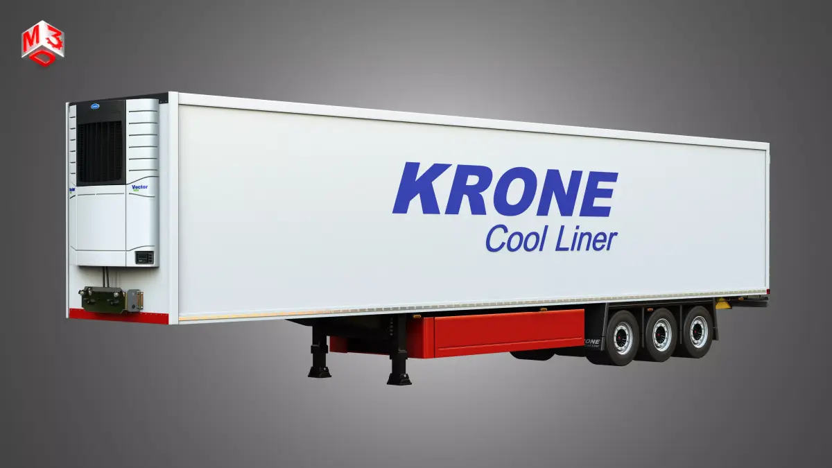 Krone Cool Liner Trailer 3D model