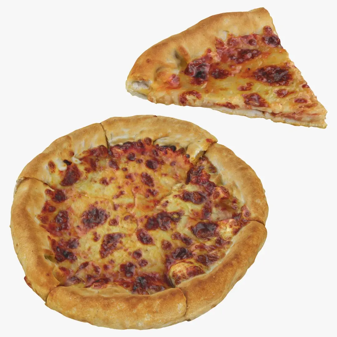 Cheese Pizza Collection 3D model